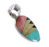 Silver Multicolor Southwest Pendant YX94472